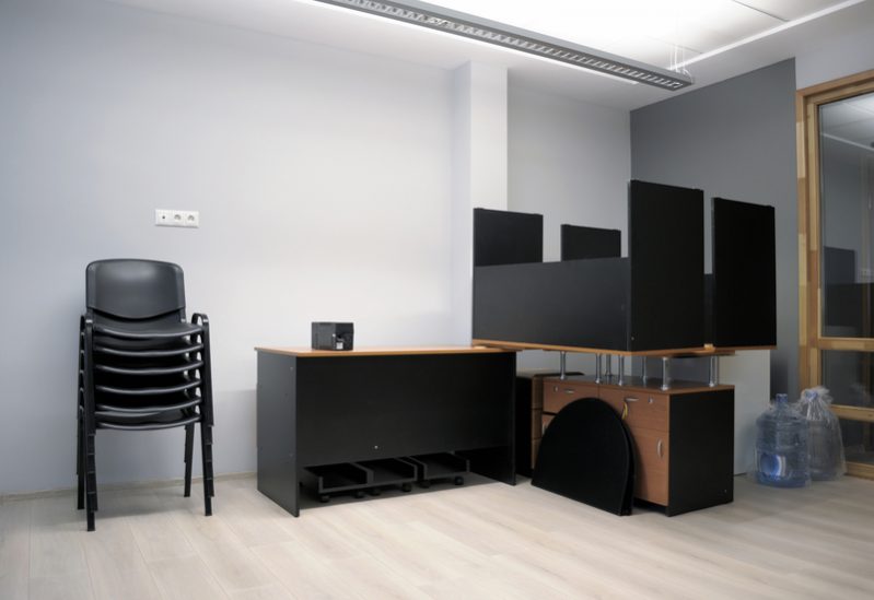 Office right after repair - moving in Office space